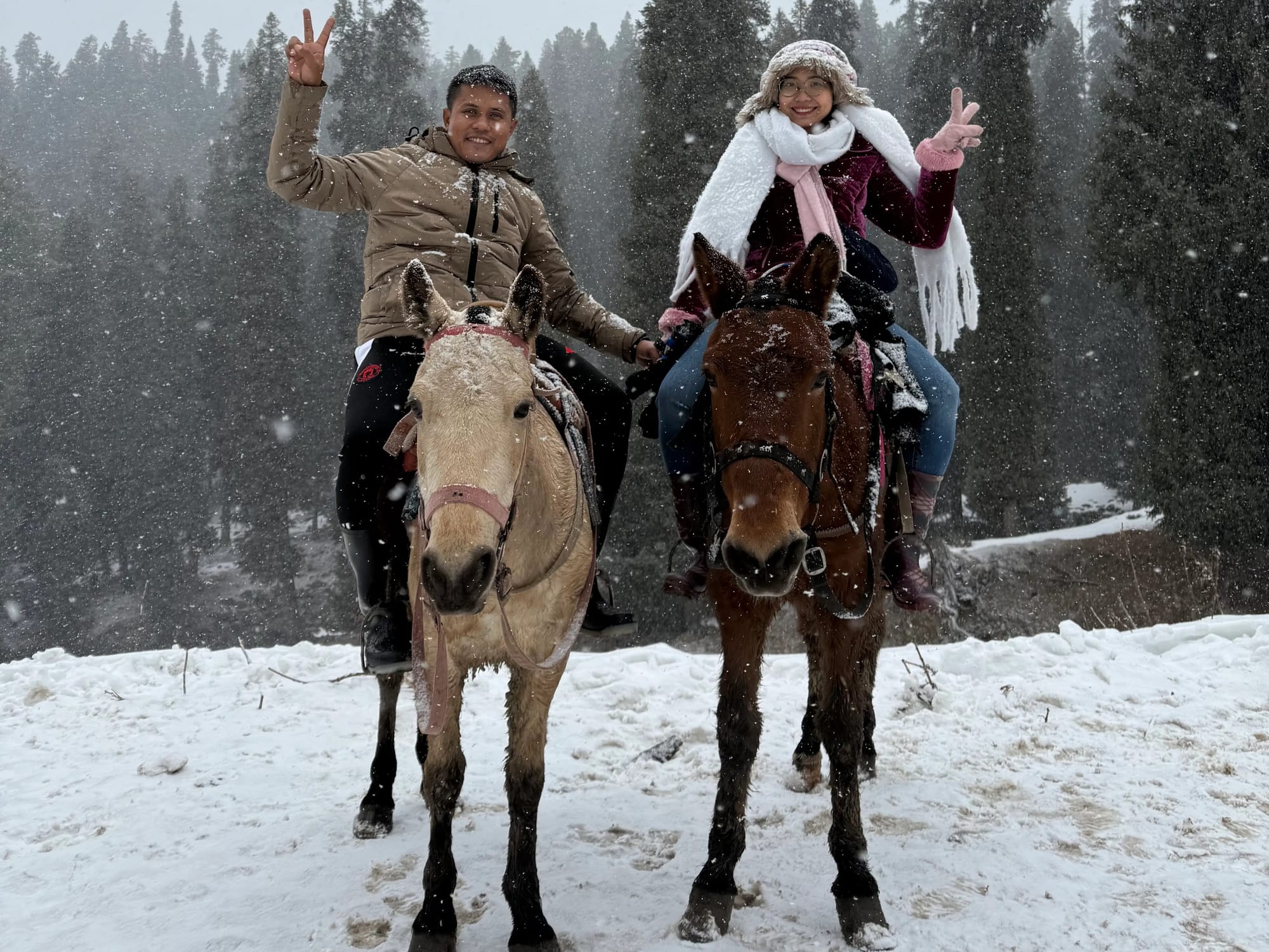 Hnin Thiri Wai’s Winter Escape to Kashmir: A 4-Day Journey Through Snowy Valleys with Thrillophilia