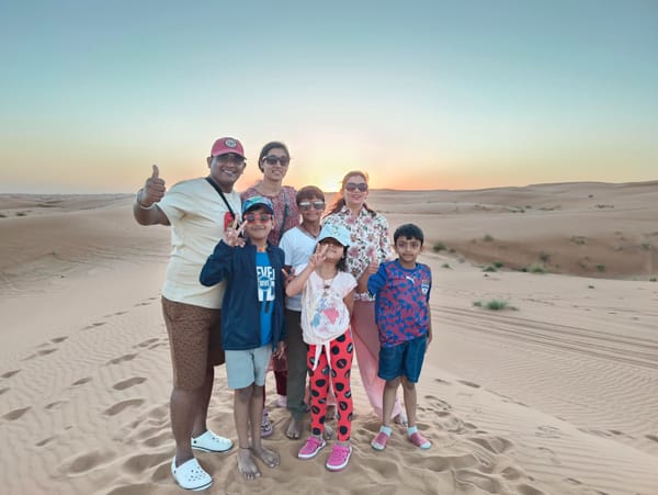 Arun’s Fun Family Dubai Trip Review with Thrillophilia